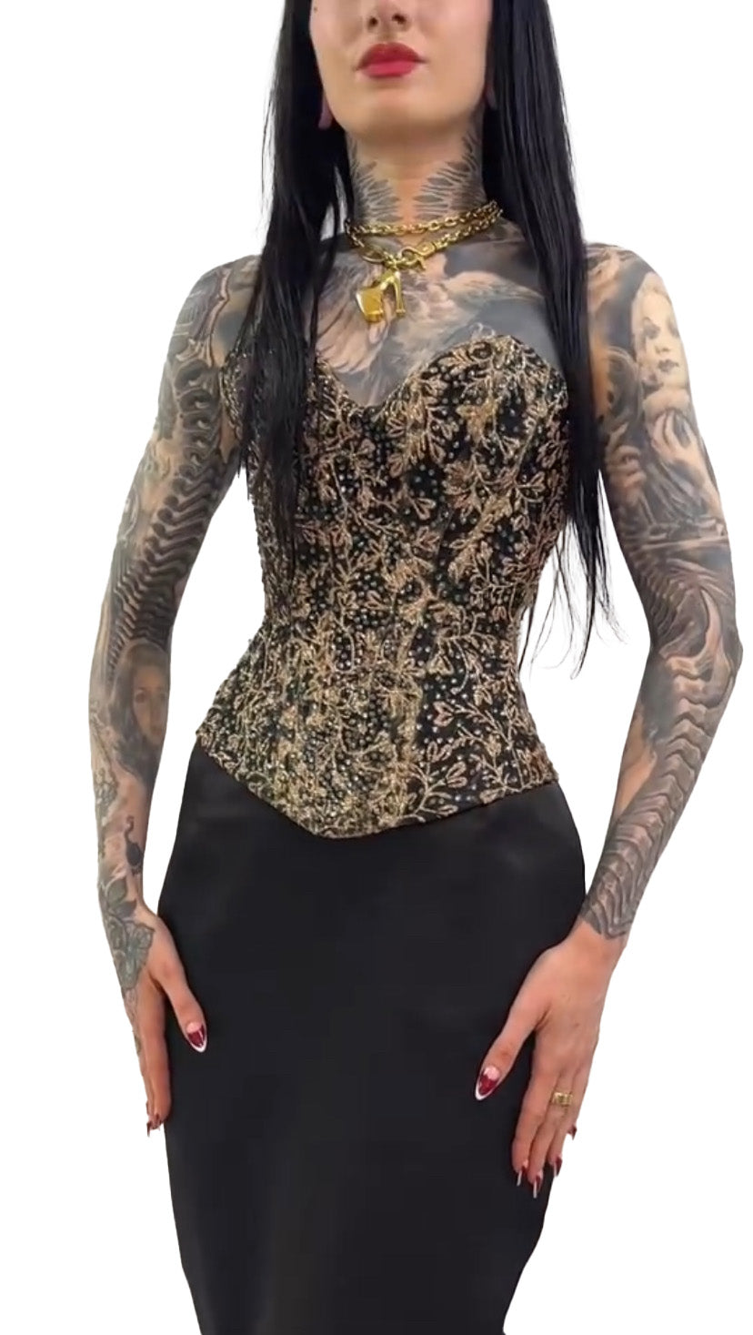 Bedazzled corset
